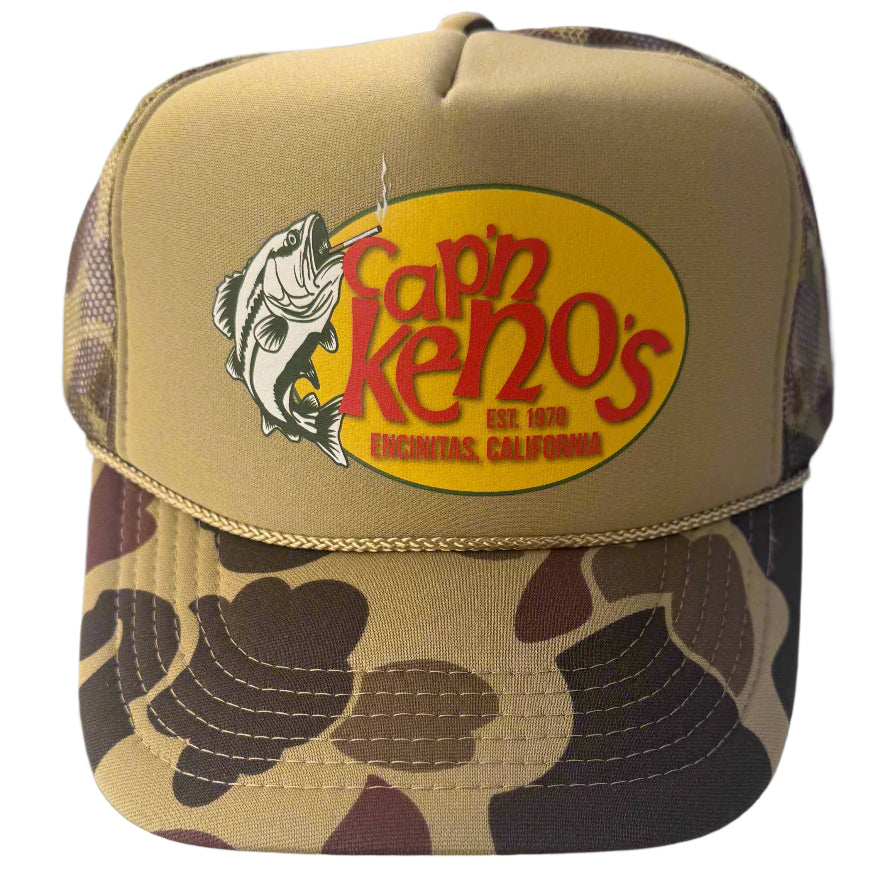 Ass Bro Pops 2.0 Trucker Hat-Camouflage