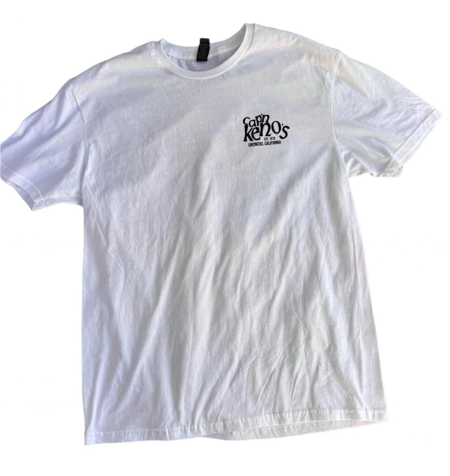 Keno's Classic White T-Shirt