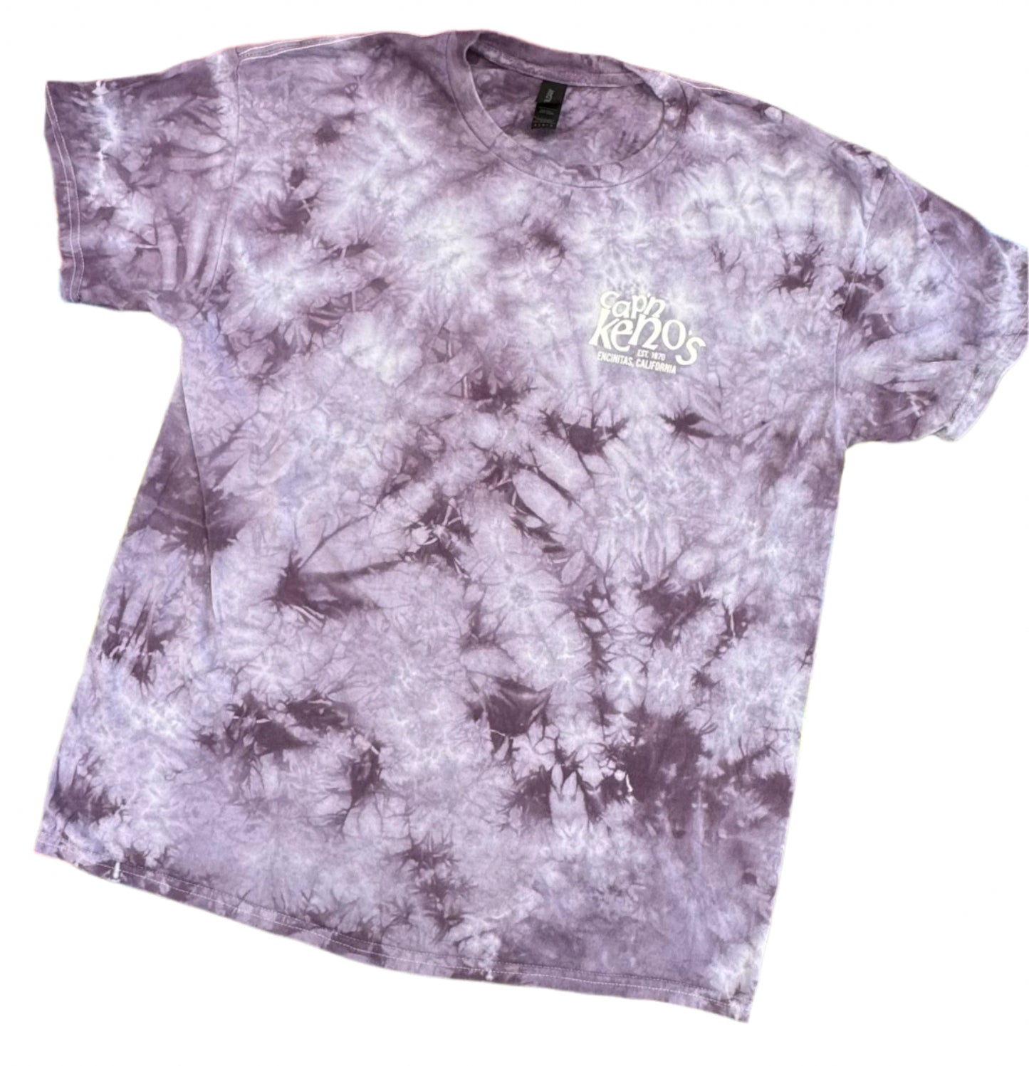 Blackberry Crystal Tie-Dye Shirt