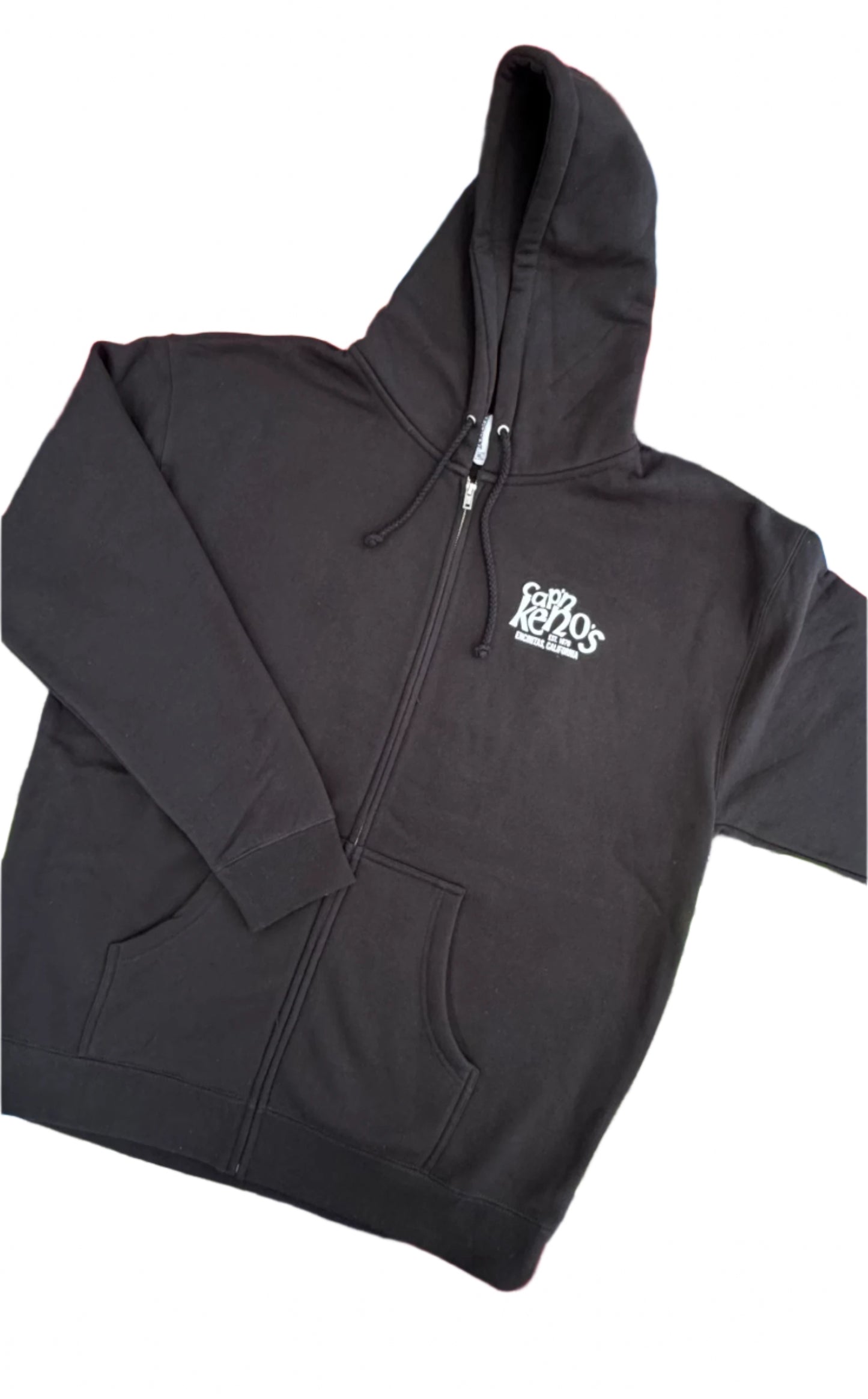Black Zip Up Sweatshirt