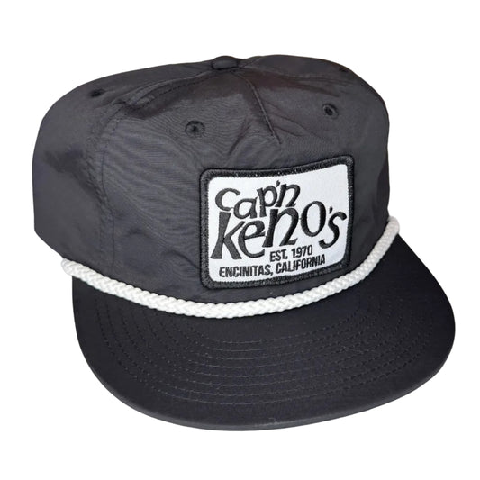 Patch Rope Hat-Black
