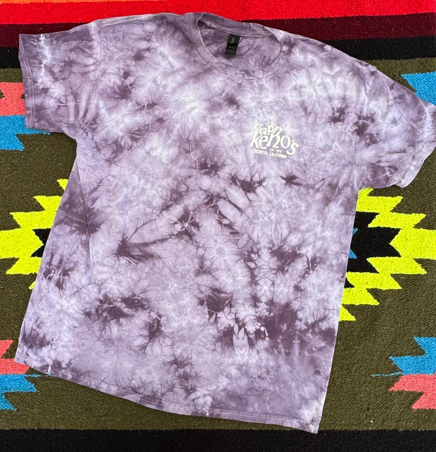 Blackberry Crystal Tie-Dye Shirt