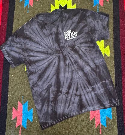 Black Pinwheel Tie Dye Shirt